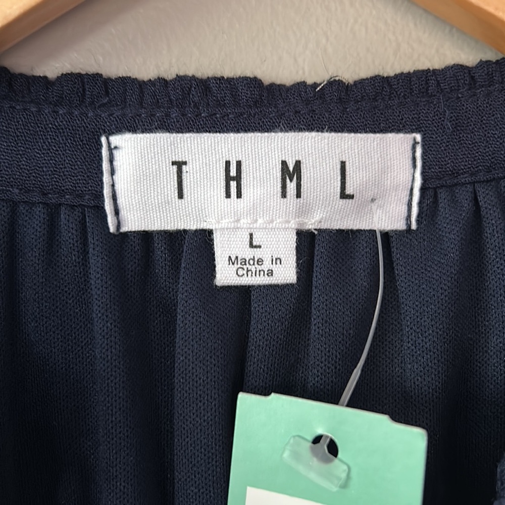 THML Embroidered Dress Sz L NWT - Picture 3 of 6